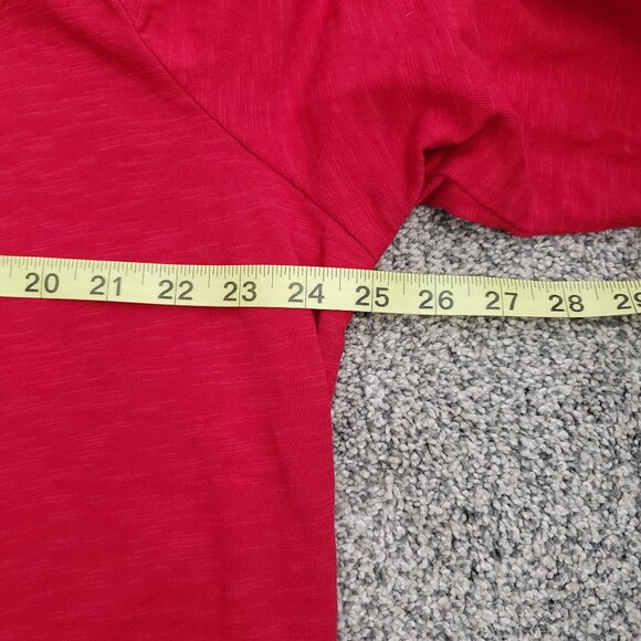 ***CJ Banks 2X Pull Over Top Shirt 100% Cotton Blouse Tee Shirt 3/4 Sleeve*** - Picture 5 of 9